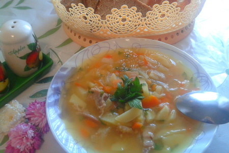 Фото к рецепту: Гороховый суп, и как быстро сварить горох