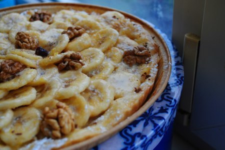 Фото к рецепту: Пирог с бананами