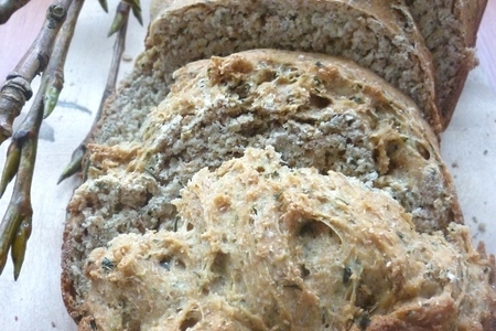 Фото к рецепту: Хлеб с овсяной мукой и облепиховым маслом(для хп)