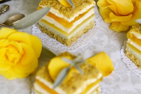 Фото к рецепту: Французский торт "la fare-les-oliviers"