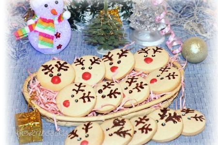 Фото к рецепту: Печенье «рождественские олени»