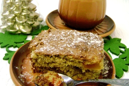 Фото к рецепту: Пирог «овсянник карамельный». для иришки -211978.