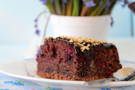 Фото к рецепту: Постный ягодный пирог