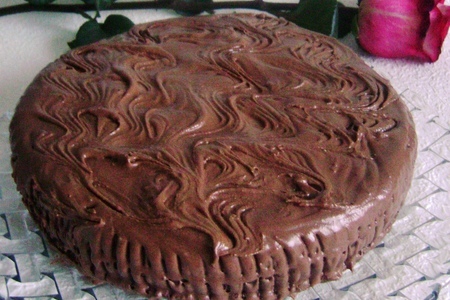 Фото к рецепту: Торт кедрово-шоколадный «таежная сказка».