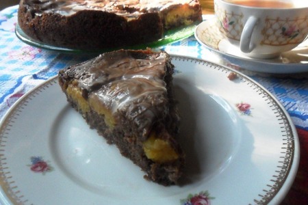 Фото к рецепту: Шоколадный пирог "южная ночь"