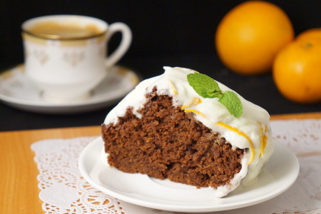 Фото к рецепту: Морковно-шоколадный кекс