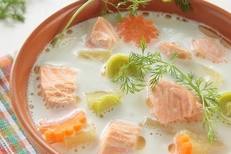 Фото к рецепту: Сливочный суп + финляндия
