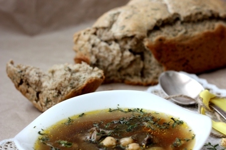 Фото к рецепту: Грибной суп с нутом