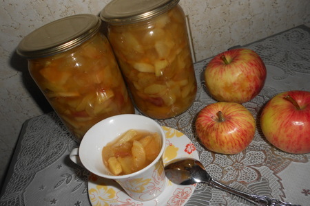 Фото к рецепту: Яблочная пятиминутка