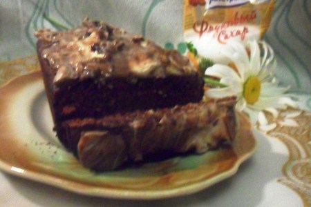 Фото к рецепту: Шоколадный кекс на кокосовом молоке