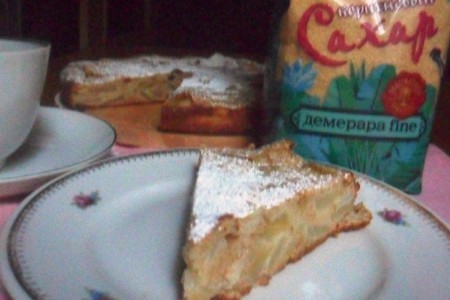 Фото к рецепту: Грушевый пирог с цельнозерновой мукой -  torta integrale di pere
