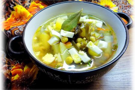 Фото к рецепту: Суп из морской капусты