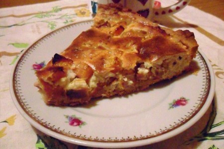 Фото к рецепту: Пирог с тыквой и карбонадом
