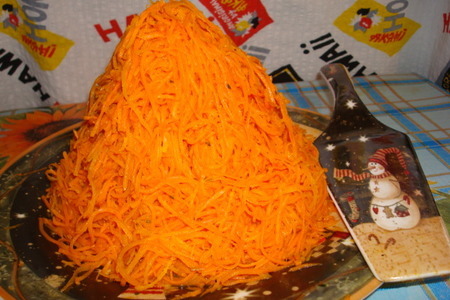 Фото к рецепту: Морковь по-корейски "здоровье"