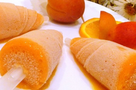 Мороженое "абрикосовый лед"