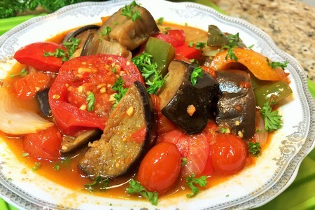 Фото к рецепту: Баклажаны .  самый простой и вкусный рецепт.(eggplant )
