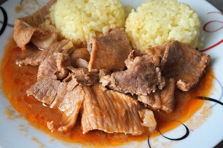 Фото к рецепту: Свинина с пивом по-португальски -бифана
