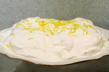 Фото к рецепту: Десерт "лимонное облако"