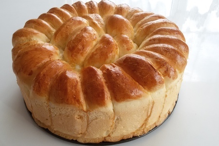 Фото к рецепту: Домашний белый хлеб