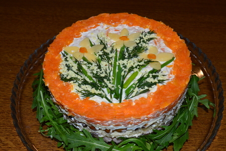 Фото к рецепту: Салат "весенний букетик"