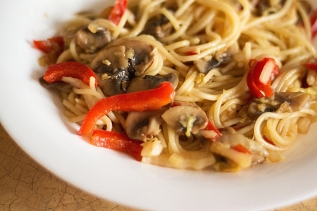 Быстрый и вкусный рецепт спагетти с грибами