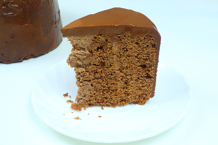 Фото к рецепту: Шоколадный торт моя прага с вертикальными коржами