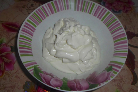 Фото к рецепту: Домашний майонез без яиц. майонез на молоке за 1 минуту. 