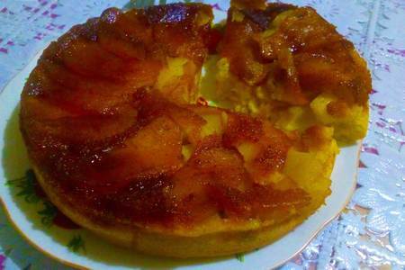 Фото к рецепту: Французский яблочный пирог