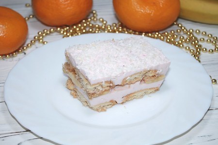 Торт "Розовый Фламинго" (без выпечки)
