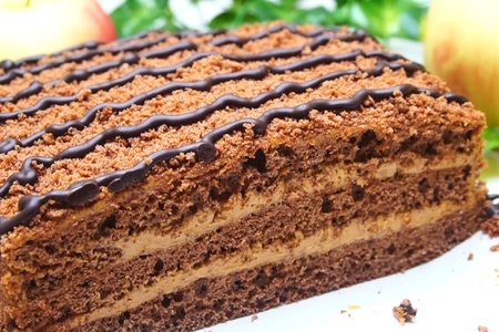Фото к рецепту: Быстрый шоколадный торт