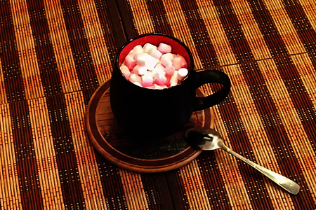 Фото к рецепту: Кофе (какао) с маршмеллоу