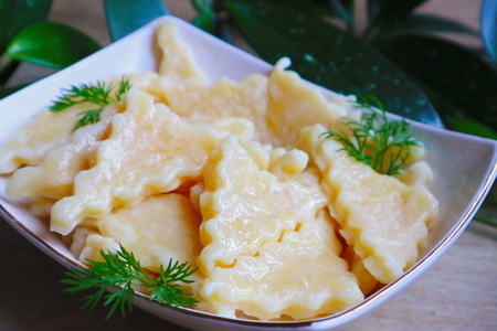 Фото к рецепту: Ленивые вареники с сыром