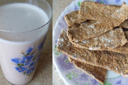 Гречневое молоко и хлебцы из жмыха #постныйстол