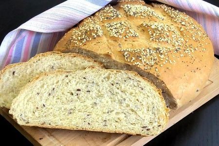 Фото к рецепту: Домашний хлеб