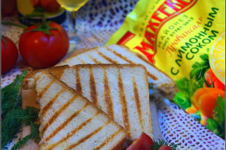 Фото к рецепту: Сендвич с тунцом #махеевънаприроде