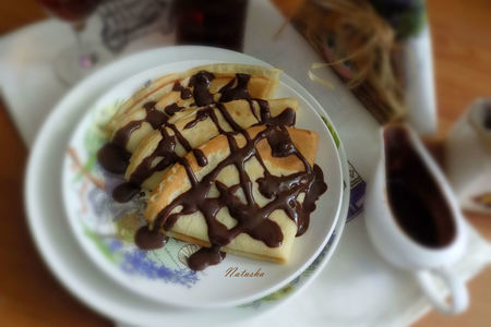 Фото к рецепту: Десертные блины с амаретто#италия