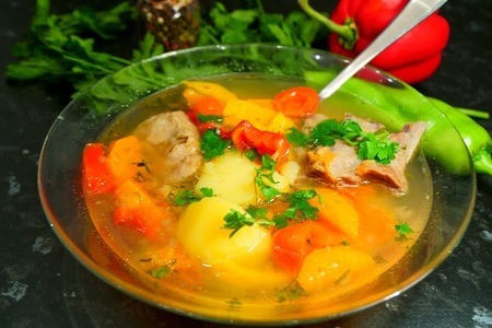Заправочный суп шурпа-кайнатма