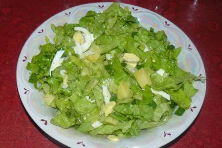 Фото к рецепту: Салат с латуком