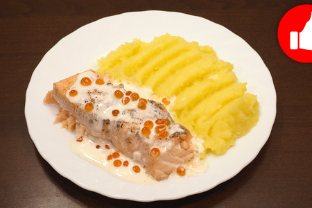 Рецепт рыбы в сливочном соусе