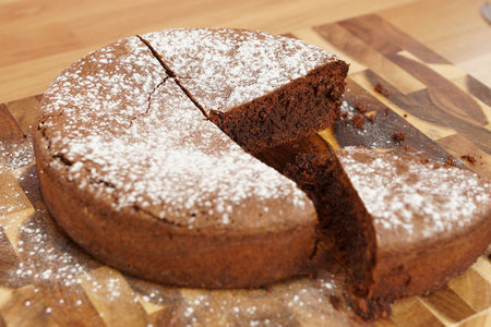 Шоколадно-ореховый торт из неаполя 