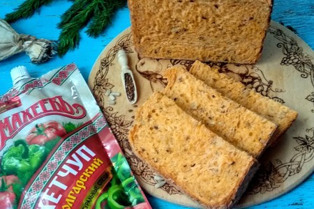 Томатный хлеб с семечками "махеевъ" россия