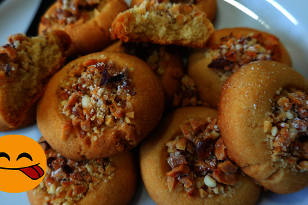 Фото к рецепту: Ливанское ореховое печенье, простой и вкусный рецепт