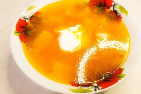 Фото к рецепту: Гороховый суп с куриным филе