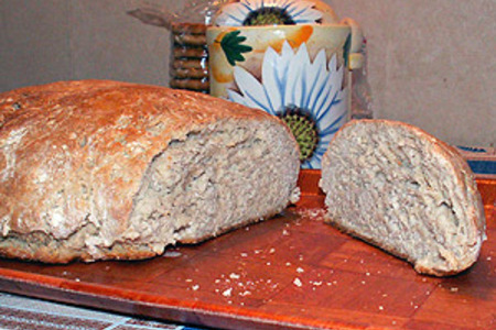 Фото к рецепту: Ржано-пшеничный хлебушек
