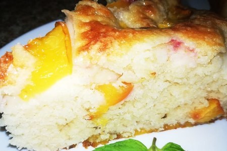 Фото к рецепту: Пирог с фруктами