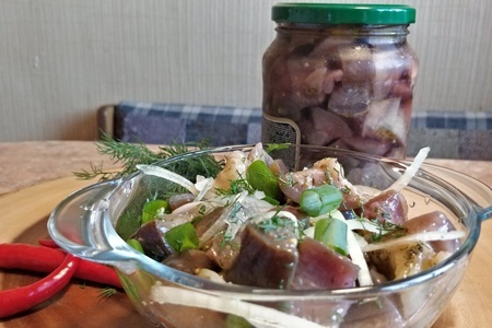 Фото к рецепту: Маринованные баклажаны как грибы на зиму