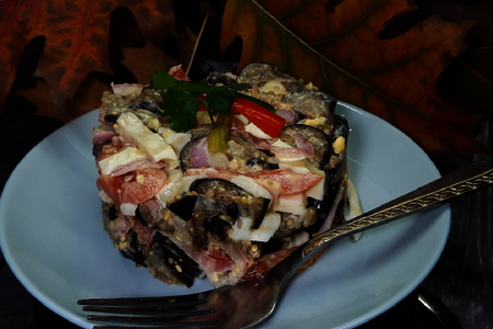 Фото к рецепту: Очень вкусный салат осень i marina khvyl 