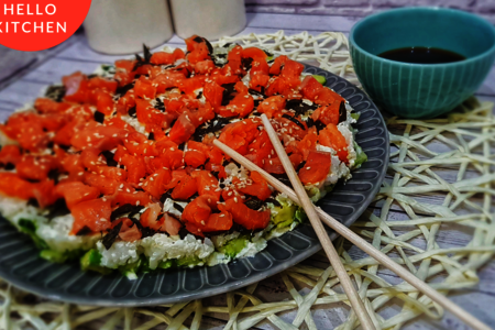 Фото к рецепту: Суши салат