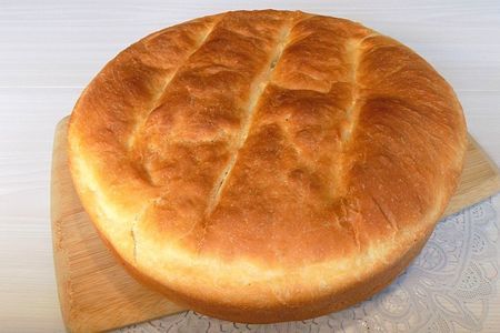 Фото к рецепту: Белый хлеб на молоке