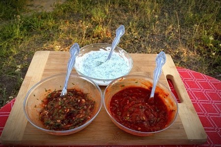 Фото к рецепту: Три лучших соуса для шашлыка и мясных блюд